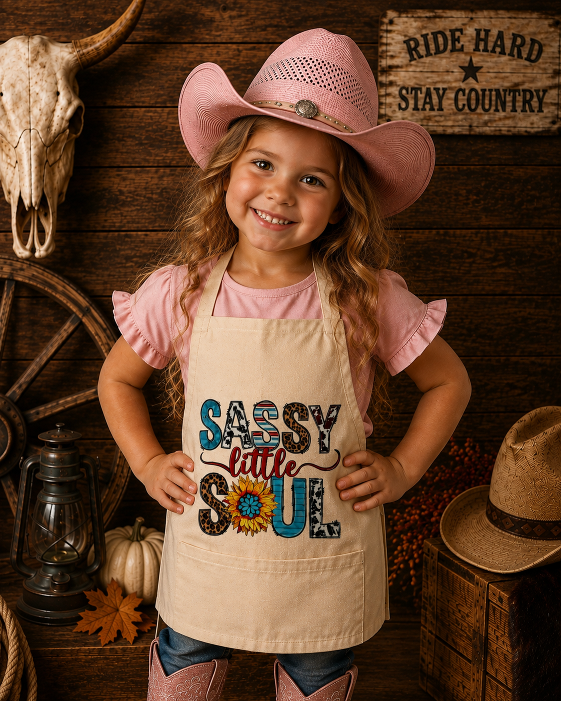 Kids Western Apron