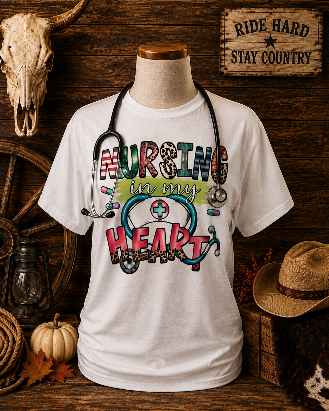 Leopard Nursing T-Shirt