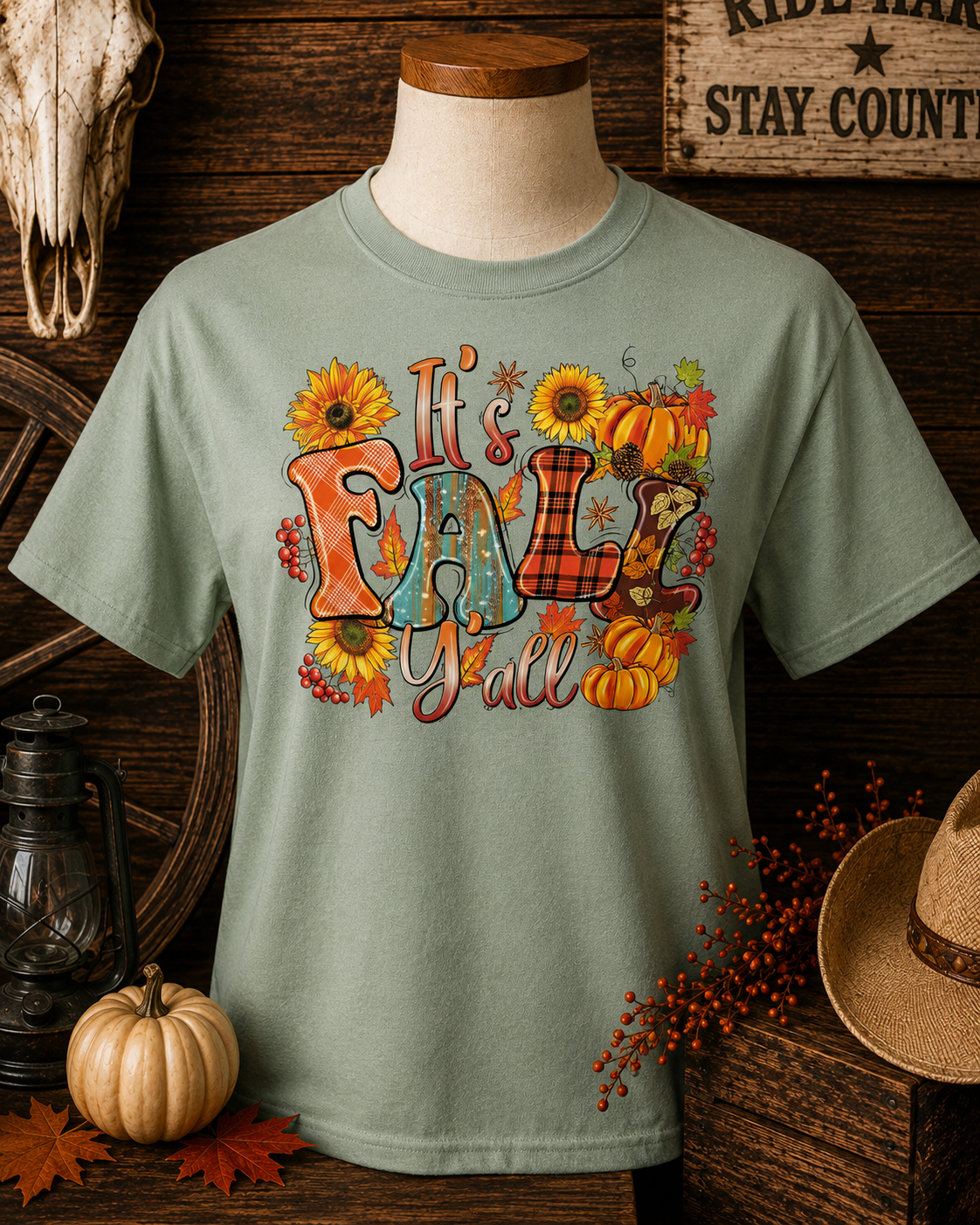 Western Sage Fall T-Shirt